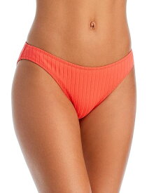 【送料無料】 ソリッド アンド ストライプ レディース ボトムスのみ 水着 The Elle Bikini Bottom Hot Coral