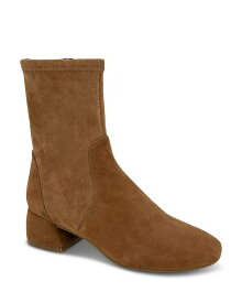 【送料無料】 ケネスコール レディース ブーツ・レインブーツ シューズ Women's Emily Zip Mid Heel Boots Cognac Suede