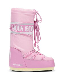 【送料無料】 ムーンブーツ レディース ブーツ・レインブーツ シューズ Women's Icon Nylon Cold Weather Boots Pink