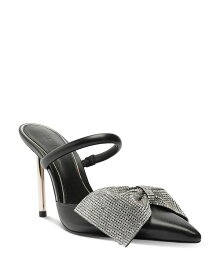 【送料無料】 シュッツ レディース パンプス シューズ Women's Milo Pointed Toe Crystal Bow High Heel Pumps Black