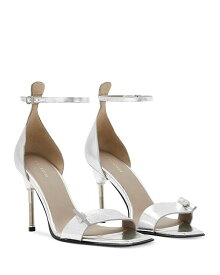 【送料無料】 オールセインツ レディース サンダル シューズ Women's Betty Square Toe High Heel Sandals Silver