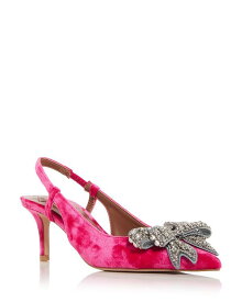 【送料無料】 カートジェイガーロンドン レディース パンプス シューズ Women's Belgravia Court Bow Embellished Slingback Pumps Pink