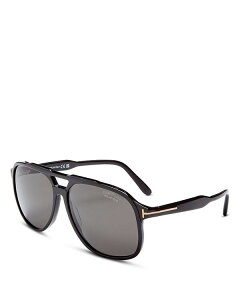 yz gEtH[h fB[X TOXEACEFA ANZT[ Polarized Aviator Sunglasses 62mm Black/Gray Polarized Solid