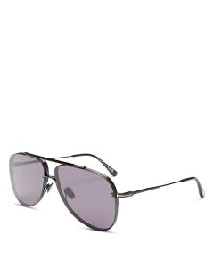 yz gEtH[h fB[X TOXEACEFA ANZT[ Metal Pilot Sunglasses 62mm Black/Purple Solid