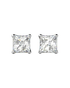 XtXL[ fB[X ANZT[ sAXECO Swarovski Attract Stud Earrings Silver Vo[