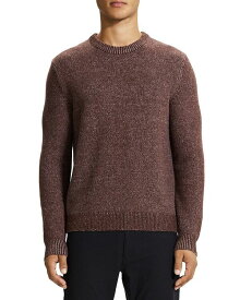 【送料無料】 セオリー メンズ ニット・セーター アウター Hilles Marled Yarn Crewneck Sweater Chocolate/ Mauve