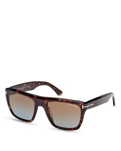 yz gEtH[h fB[X TOXEACEFA ANZT[ Alberto Square Sunglasses 55mm Havana/Brown Gradient