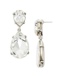 【送料無料】 ケネスジェイレーン レディース ピアス・イヤリング アクセサリー Crystal Drop Earrings in Rhodium Plated Silver