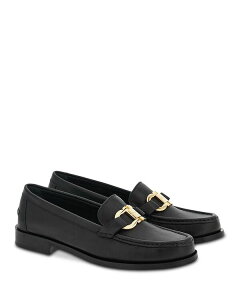 tFK fB[X V[Y Xb|E[t@[ [t@[ Ferragamo Women's Maryan Gancini Loafers Black ubN