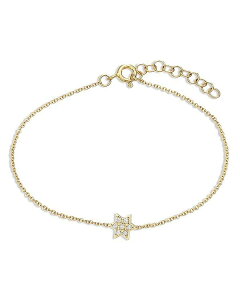 �]�G���t ���f�B�[�X �A�N�Z�T���[ �u���X���b�g�E�o���O���E�A���N���b�g Zoe Lev 14K Yellow Gold Diamond Star of David Link Bracelet Gold �S�[���h