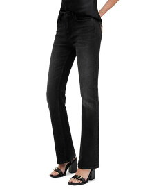 【送料無料】 オールセインツ レディース デニムパンツ ジーンズ ボトムス Haldan High Rise Flare Jeans in Black Black