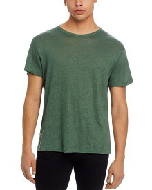 【送料無料】 アレックスクレーン メンズ Tシャツ トップス Sun Regular Fit Linen Tee Pine