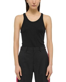 【送料無料】 ヘルムート ラング レディース タンクトップ トップス Racerback Tank Top Black