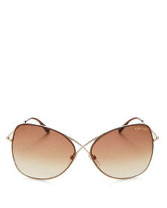 yz gEtH[h fB[X TOXEACEFA ANZT[ Colette Round Sunglasses 60mm Gold/Brown Gradient
