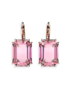 XtXL[ fB[X ANZT[ sAXECO Swarovski Millenia Pink Crystal Drop Earrings in Rose Gold Tone Pink/Rose Gold sN
