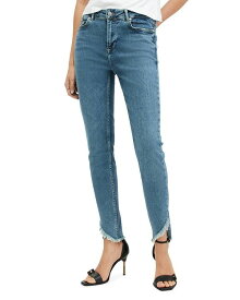 【送料無料】 オールセインツ レディース デニムパンツ ジーンズ ボトムス Dax High Rise Asymmetric Hem Jeans in Hunter Blue Hunter Blue