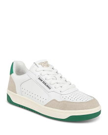 【送料無料】 サムエデルマン レディース スニーカー シューズ Women's Harper Leather Lace Up Sneakers White/Botanical Green