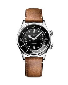 【送料無料】 ロンジン レディース 腕時計 アクセサリー Legend Diver Watch 39mm Black/Brown