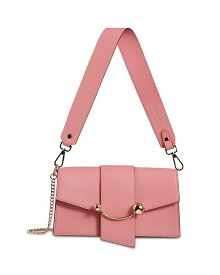 【送料無料】 ストラスベリー レディース ショルダーバッグ バッグ Mini Crescent Leather Shoulder Bag Candy Pink