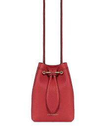 【送料無料】 ストラスベリー レディース ハンドバッグ バッグ Osette Leather Drawstring Pouch Bag Raspberry