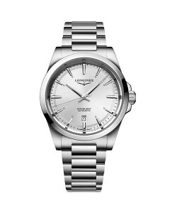 �����W�� ���f�B�[�X �A�N�Z�T���[ �r���v Longines Conquest Watch 41mm Silver �V���o�[