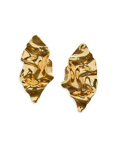 ANVX rb^[ fB[X ANZT[ sAXECO Alexis Bittar Crumpled Large Post Earrings Gold S[h