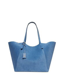 【送料無料】 スチュアート ワイツマン レディース トートバッグ バッグ Gogo Suede Tote Blue Steel