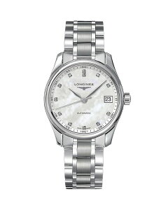 �����W�� ���f�B�[�X �A�N�Z�T���[ �r���v Longines Master Watch 34mm Champagne/Silver �V�����p��