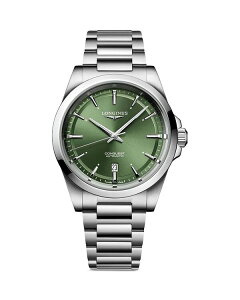 �����W�� ���f�B�[�X �A�N�Z�T���[ �r���v Longines Conquest Watch 41mm Green/Silver �O���[��