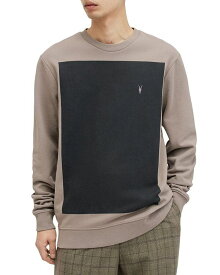 【送料無料】 オールセインツ メンズ パーカー・スウェット アウター Lobke Crewneck Graphic Sweatshirt Chestnut