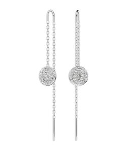 yz XtXL[ fB[X sAXECO ANZT[ Meteora Drop Threader Earrings Silver