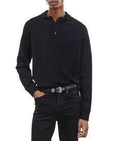 【送料無料】 ザ・クープルス メンズ ポロシャツ トップス Classic Long Sleeve Polo shirt Black