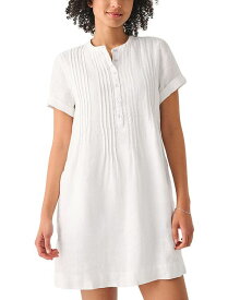 【送料無料】 ファレティ レディース ワンピース トップス Gemina Linen Dress White