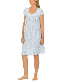 【送料無料】 エイレーンウェスト レディース ナイトウェア アンダーウェア Short Cotton Nightgown White Multi