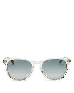 �I���o�[�s�[�v���Y �����Y �A�N�Z�T���[ �T���O���X�E�A�C�E�F�A Oliver Peoples Men's Round Sunglasses 53mm Clear/Blue Gradient �u���[