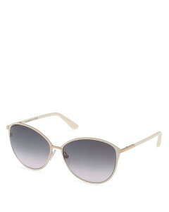 gEtH[h fB[X ANZT[ TOXEACEFA Tom Ford Round Sunglasses 59mm Ivory/Gray Gradient AC{[