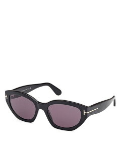 yz gEtH[h fB[X TOXEACEFA ANZT[ Geometric Square Plastic Sunglasses 55mm Black/Purple Solid