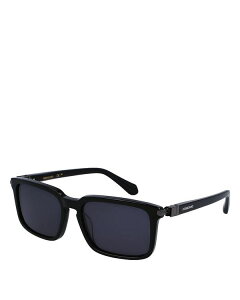 yz tFK fB[X TOXEACEFA ANZT[ Prisma Rectangular Sunglasses 56mm Black/Blue Solid