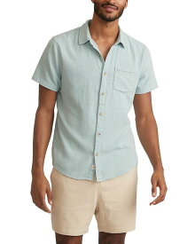 【送料無料】 マリーン レイヤー メンズ シャツ トップス Cotton Stretch Selvage Standard Fit Button Down Shirt Pale Blue