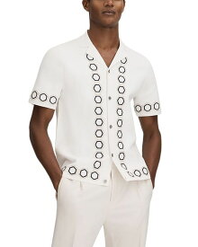 【送料無料】 レイス メンズ シャツ トップス Decoy Cuban Short Sleeve Camp Shirt White