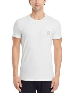 ���F���T�[�` �����Y �g�b�v�X T�V���c Versace Topeka Bi-Stretch Pack of 2 Undershirt Tee Optical White �z���C�g