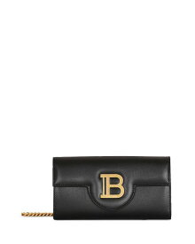 【送料無料】 バルマン レディース ハンドバッグ バッグ B Buzz Leather Chain Wallet Black/Gold