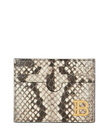 【送料無料】 バルマン レディース ハンドバッグ バッグ B Buzz Leather Card Case Light Gray/Gold