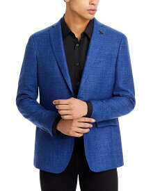 【送料無料】 ジョンバルベイトス スター ユーエスエー メンズ ジャケット・ブルゾン アウター Wool & Linen Melange Slim Fit Sport Coat Blue