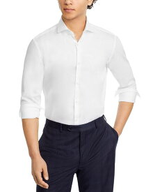 【送料無料】 フューゴ メンズ シャツ トップス Kason Solid Slim Fit Dress Shirt Open White