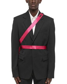【送料無料】 ヘルムート ラング メンズ ジャケット・ブルゾン アウター Regular Fit Seatbelt Suit Jacket Black/Fuchsia
