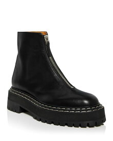 【送料無料】 プロエンザショラー レディース ブーツ・レインブーツ シューズ Women's Zip Contrast Stitch Lug Sole Boots Black