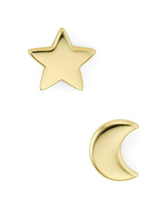 �A���W�F���g���B�[���H ���f�B�[�X �A�N�Z�T���[ �s�A�X�E�C�������O Argento Vivo Moon & Star Stud Earrings Gold �S�[���h