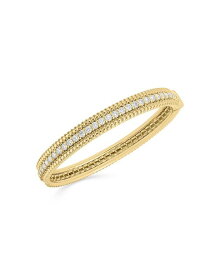 【送料無料】 ロバートコイン レディース ブレスレット・バングル・アンクレット アクセサリー 18K Yellow Gold Siena Diamond Bangle Bracelet Gold