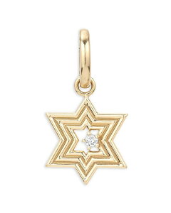 AfBi C^[ fB[X ANZT[ lbNXE`[J[Ey_ggbv Adina Reyter 14K Yellow Gold Diamond Star of David Pendant Gold S[h